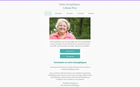 Site exemple LilianeRoy