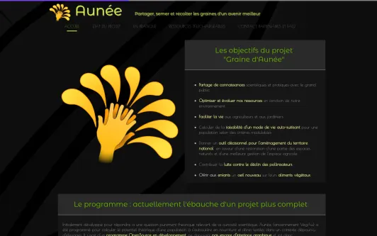 Site exemple Aunée Project
