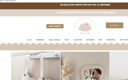 Site exemple Little chouquette