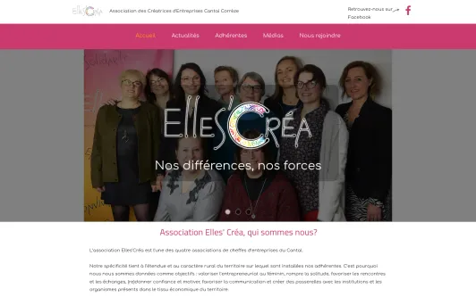 Site exemple Elle&#39;s Créa